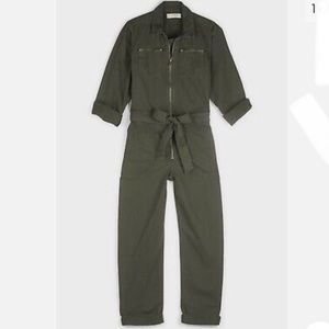 Lucky Brand jumpsuit/coverall in army green.
